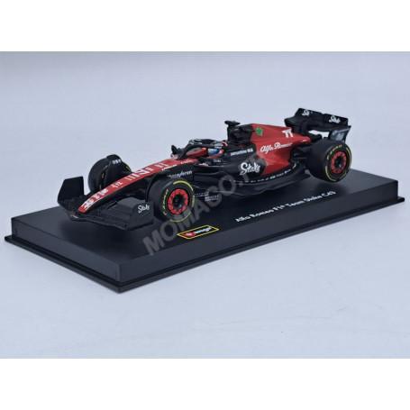 ALFA ROMEO F1 C43 TEAM STAKE 77 VALTTERI BOTTAS 2023 (PACKAGING PREMIUM AVEC CASQUE) (EPUISE)