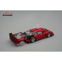 FERRARI F40 LM AVEC CAPOT ARRIERE OUVERT ET MOTEUR VISIBLE 1996 VERSION PRESSE ROUGE