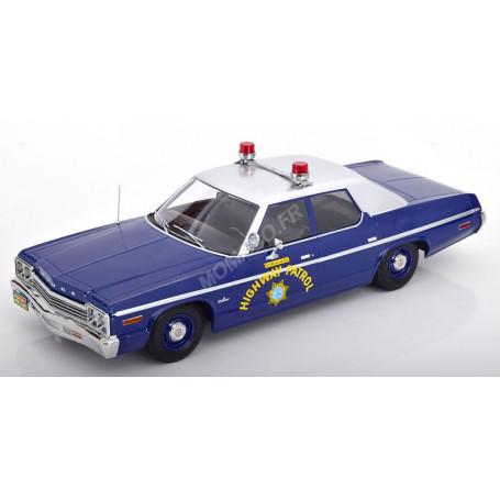 DODGE MONACO "NEVADA HIGHWAY PATROL" 1974 BLEU/GRIS METALLISE