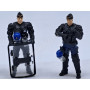 SET DE 6 FIGURINES : GENDARMES ET MANIFESTANTS