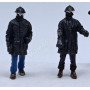 SET DE 6 FIGURINES : GENDARMES ET MANIFESTANTS