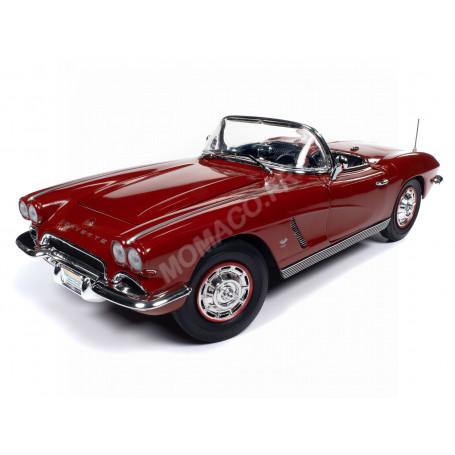 CHEVROLET CORVETTE CONVERTIBLE (HEMMINGS MUSCLE MACHINES) 1962 MARRON "ONDURAS MAROON"