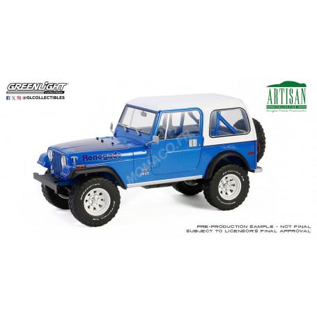 JEEP CJ-7 RENEGADE 1978 BLEUE "CAPTAIN BLUE METALLIC"