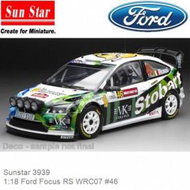 FORD FOCUS RS WRC 46 ROSSI/CASSINA RALLYE PAYS DE GALLE 2008