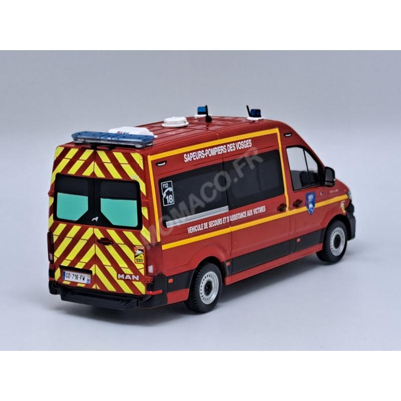 Ambulance MAN TGE L2H2 – Sapeurs Pompiers VSAV – Odeon 1/43 – Neuve