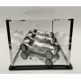 BUNDLE : MERCEDES-BENZ W125 GRAND PRIX DONINGTON 1937 AVEC VITRINE