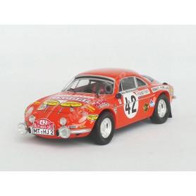 RENAULT ALPINE A110 42 DIETER KERN/FERDI BÖKMANN RALLYE DE MONTE CARLO 1973