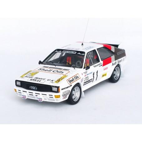 AUDI QUATTRO 11 DAVID LLEWELLIN/PHIL SHORT RALLYE DE SUEDE 1985