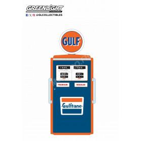 POMPE A ESSENCE DOUBLE TOKHEIM 350 TWIN 1954 "GULF" (EPUISE)