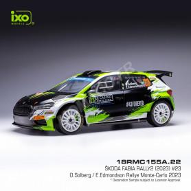 SKODA FABIA RALLY 2 23 SOLBERG/EDMONDSON RALLYE WM MONTE-CARLO 2023 (EPUISE)