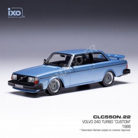 VOLVO 240 TURBO CUSTOM 1980 BLEU CLAIR METALLISE