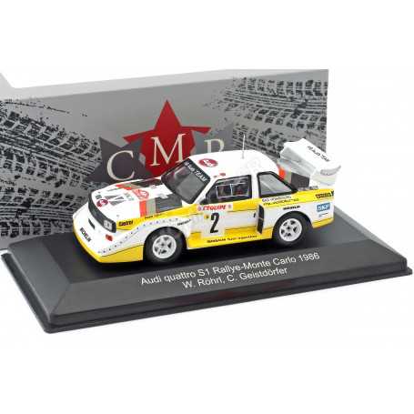 AUDI SPORT QUATTRO E2 2 ROHRL/GEISTDORFER RALLYE MONTE-CARLO 1986 4EME (EN REFABRICATION)