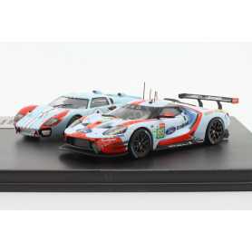 SET DE 2 VOITURES FORD GT40 1 1966 & FORD GT 69 2019 24H DU MANS