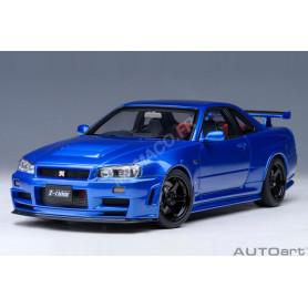 NISSAN SKYLINE R34 GT-R Z-TUNE BLEU