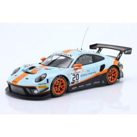 PORSCHE 911 GT3 R "GULF RACING" 20 CHRISTENSEN/LIETZ/ESTRE 24H DE SPA 2019 1ER