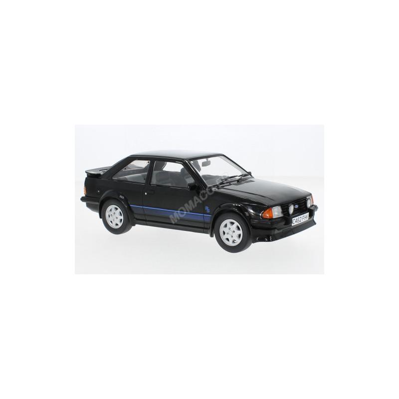 Modèle réduit Ford Escort MK3 RS Turbo Black 1985 à l'échelle 1:18 - MCG