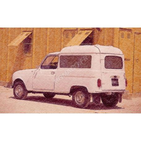 RENAULT 4 F4 FOURGONNETTE BLANCHE
