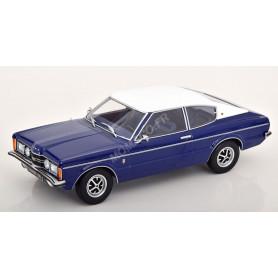 FORD TAUNUS GXL COUPE AVEC TOIT VINYL 1971 BLEU FONCE/BLANC