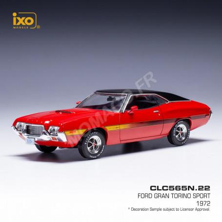 FORD GRAN TORINO SPORT 1972 ROUGE