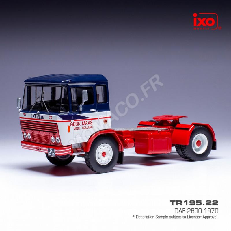 Daf 2600 1970 Bleu / Blanc Camion Truck 1:43 Modèle IXO