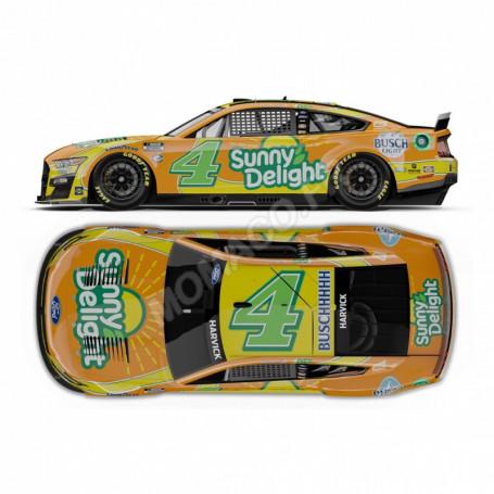 FORD MUSTANG "SUNNY DELIGHT" 4 KEVIN HARVICK CUP SERIES 2023 (ARC DIECAST)