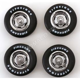 4 ROUES AVEC JANTES FIRESTONE FIREHAWK