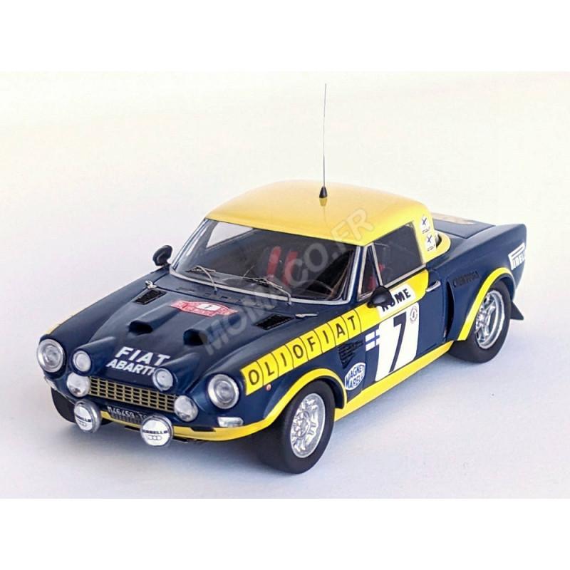 Trofeu FIAT 124 ABARTH N.1 TOUR DE CORSE 1974 ALEN-KIVIMAKI 1:43