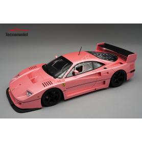 FERRARI F40 LM VERSION PRESSE AVEC JANTES NOIRES 5 RAYONS 1996 ROSE METALLISE