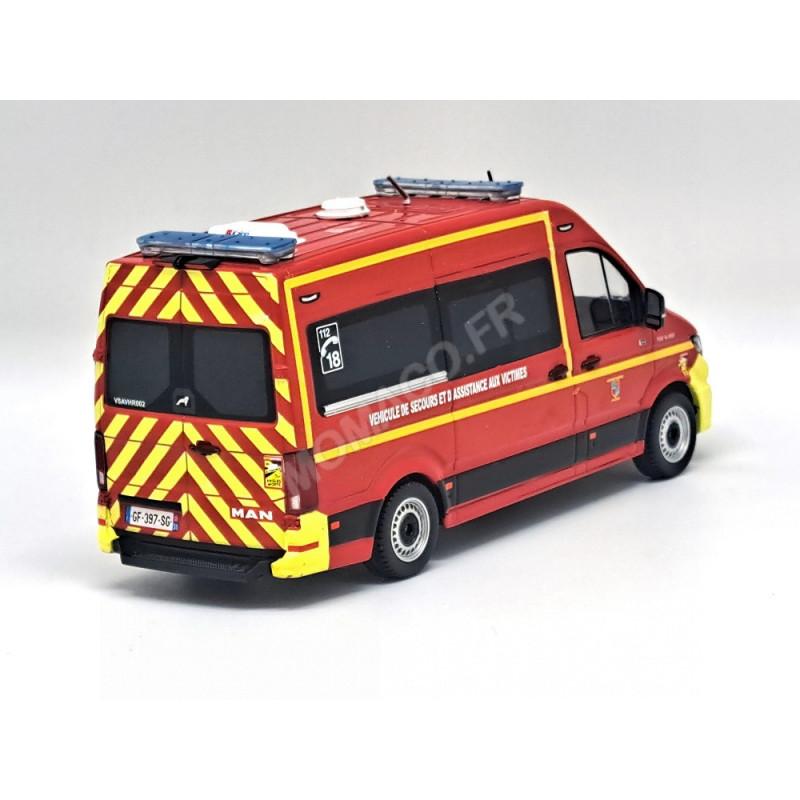 MAN TGE L2H2 2020 GIFA Ambulance pompiers SDIS 31 VSAV France - 1/43