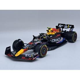 RED BULL F1 RB19 TEAM ORACLE RED BULL RACING 11 SERGIO PEREZ GRAND PRIX AUSTIN 2023 4EME (P.PREMIUM AVEC CASQUE) (EPUISE)