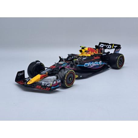 RED BULL F1 RB19 TEAM ORACLE RED BULL RACING 11 SERGIO PEREZ GRAND PRIX MIAMI 2023 2EME (P. PREMIUM AVEC CASQUE) (EPUISE)