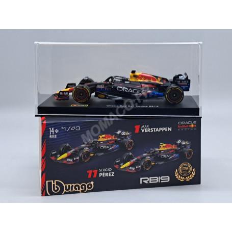 RED BULL F1 RB19 TEAM ORACLE RED BULL RACING 1 MAX VERSTAPPEN GRAND PRIX AUSTIN 2023 1ER (P. PREMIUM AVEC CASQUE) (EPUISE)