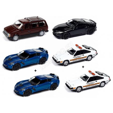 COFFRET DE 6 PIECES "AUTOWORLD PREMIUM ASSORTMENT" : 2024 - SERIE N°2 - VERSION B (EPUISE)