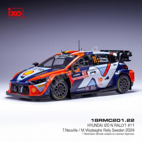 HYUNDAI I20 N RALLY 1 11 THIERRY NEUVILLE/MARTIJN WYDAEGHE RALLYE DE SUEDE 2024 (EPUISE)