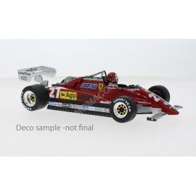 FERRARI 126 C2 27 GILLES VILLENEUVE GRAND PRIX DE BELGIQUE 1982 (EPUISE)