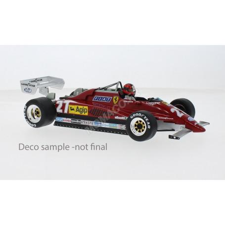 FERRARI 126 C2 27 GILLES VILLENEUVE GRAND PRIX DE BELGIQUE 1982 (EPUISE)