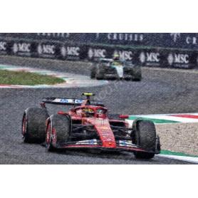 FERRARI F1 SF-24 TEAM SCUDERIA FERRARI 55 CARLOS SAINZ GRAND PRIX D'ITALIE MONZA 2024 4EME (BOITAGE SOUPLE)