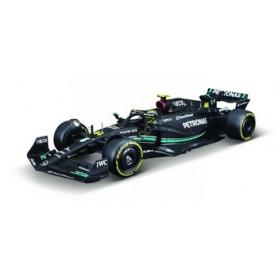 MERCEDES GP F1 W14 TEAM MERCEDES-AMG PETRONAS 44 LEWIS HAMILTON 2023 (PACKAGING PREMIUM AVEC CASQUE) (EPUISE)