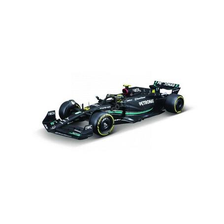 MERCEDES GP F1 W14 TEAM MERCEDES-AMG PETRONAS 44 LEWIS HAMILTON 2023 (PACKAGING PREMIUM AVEC CASQUE) (EPUISE)