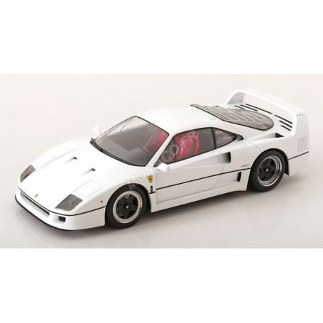 FERRARI F40 1987 BLANC "SULTAN DU BRUNEI" (EPUISE)