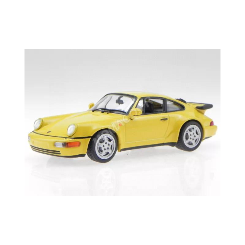 PORSCHE 911 TURBO 996 CABRIOLET Jaune MINICHAMPS 1:43 de reference PORSCHE 911 TURBO 996 CABRIOLET Jaune MINICHAMPS 1:43 de reference