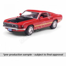 FORD MUSTANG MACH 1 1969 ROUGE "CALYPSO CORAL" (IXO-U43RDC003)