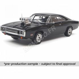 DODGE CHARGER AVEC MOTEUR SORTANT 1970 NOIR (IXO-U43RDC007)