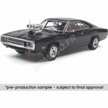 DODGE CHARGER AVEC MOTEUR SORTANT 1970 NOIR (IXO-U43RDC007)