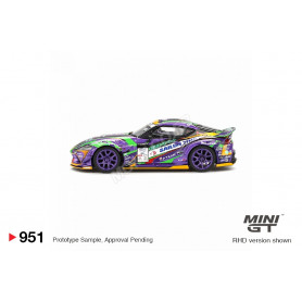 TOYOTA GR SUPRA KUHL "TEAM EVANGELION RACING" 91 D1GP 2021 (BLISTER EDITION) (RHD) (EPUISE)