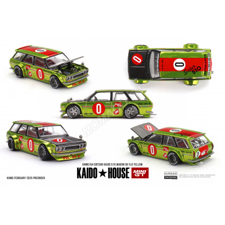 DATSUN KAIDO 510 WAGON OG FLO YELLOW 1969 (EPUISE)