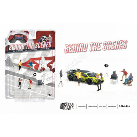 SET DE FIGURINE : PERSONNAGES AVEC ACCESSOIRES "BEHIND THE SCENE 1" (EPUISE)