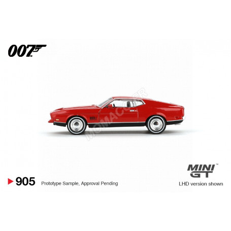 FORD MUSTANG MACH I "JAMES BOND - LES DIAMANTS SONT ETERNELS (1971)" (BLISTER EDITION ITALIENNE) (EPUISE)