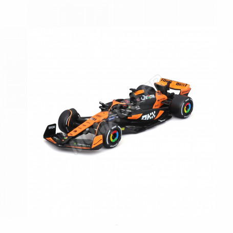MCLAREN F1 MCL38 MERCEDES TEAM MCLAREN 81 OSCAR PIASTRI 2024 (PACKAGING PREMIUM AVEC CASQUE) (EPUISE)