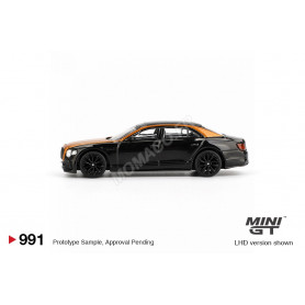 BENTLEY FLYING SPUR "ONYX ET ORANGE FLAME" (BLISTER EDITION) (LHD) (EPUISE)